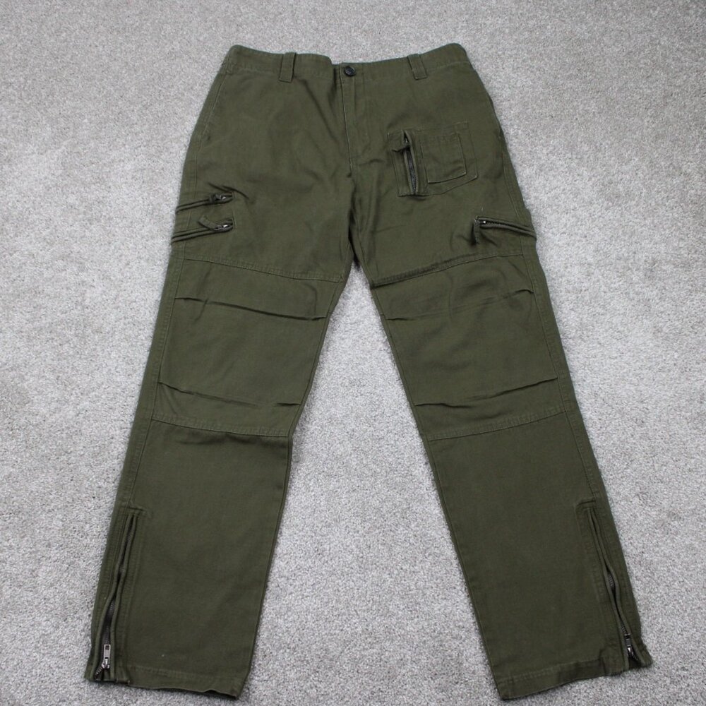 Free Knight Pants Mens 31 Olive Green Cargo tactical US Army Military 30" inseam